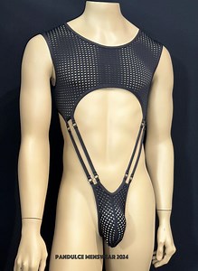 Men's Exotic Sheer Mesh Bodysuit - Etsy