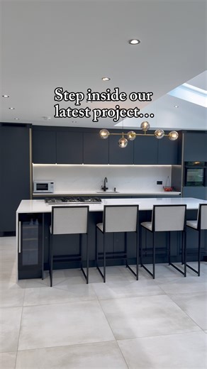 Luxury Modern Kitchen Tour | Sleek Design with Statement Island