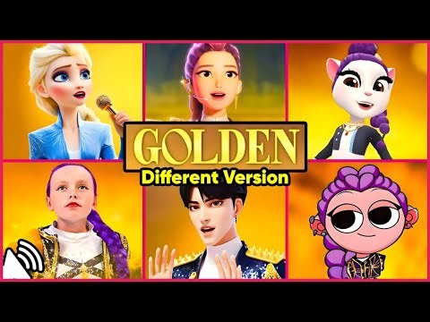 Song “GOLDEN Huntr/x Through Different Versions Guess The Song Golden KPOP DEMON HUNTERS Challenge ✨