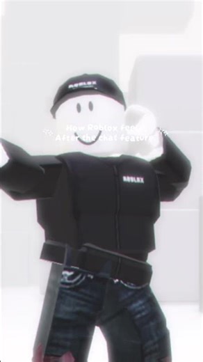 Roblox after the chat feature(it js￼ ruined the game) #roblox