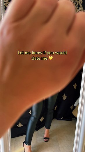 But be honest 💛 #fyp #blonde #leatherleggings