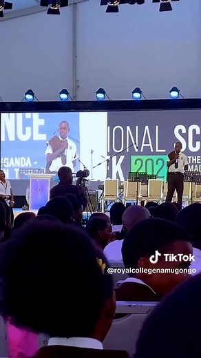 “The love he has for Uganda🥰🥰.” From Wahid Jackson Representing Royal College during National Science Week in Kololo.