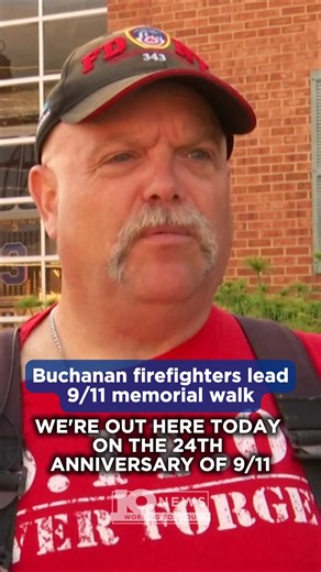 On the 24th anniversary of 9/11, former first responder Bill Price and Buchanan Volunteer Fire Department members walked the full 102-minute timeline of the attacks. Carrying memories of that day, they paused for moments of silence to honor victims and first responders. Read more: https://www.wsls.com/news/local/2025/09/11/former-first-responder-buchanan-firefighters-host-memorial-walk-honoring-911-victims/?utm_source=facebook&utm_medium=social&utm_campaign=snd&utm_content=wsls10 | WSLS 10 / WSL