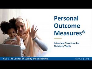 An Introduction: Using The POM With Children & Youth