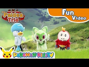 Pokémon Puppet Theater - The Paldea Trio "The Hungry Trio" | Pokémon Fun Video | Pokémon Kids TV​