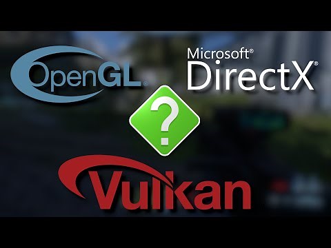 ¿Que son y para que sirven las API Graficas? (Vulkan, OpenGL, DirectX, etc)