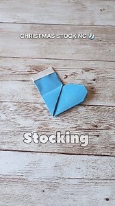 12K views · 55 reactions | Christmas stocking origami tutorial papercraft for Xmas season | Kishore | Facebook