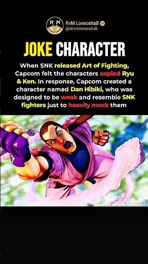 WHY CAPCOM MADE DAN HIBIKI FOR STREET FIGHTER