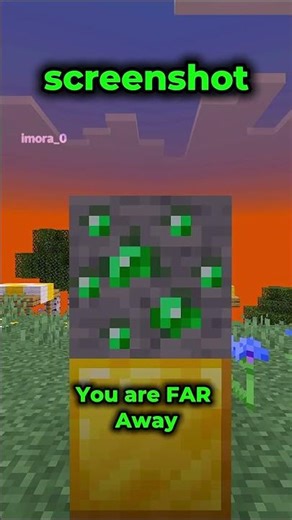 Can YOU Land On The DIAMOND Ore? 🤔💎 #shorts #minecraft #gaming