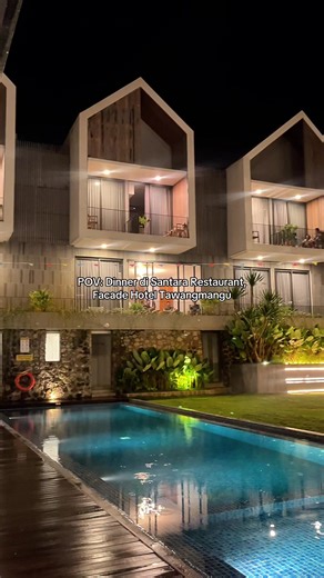 Santara Restaurant, Facade Hotel Tawangmangu #facadehoteltawangmangu #facadehotelvillatawangmangu