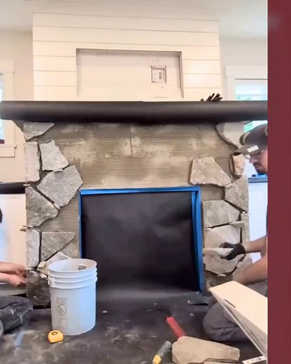 Real craftsmanship. Real transformation. Huge shoutout to Legend Stoneworks for this stunning fireplace install using our Sierra Ridge Fieldstone and for sharing the full process with us. Every stone has its place, and with Installation Ready® precision and a talented crew, the result is seamless. These masons made it look easy — because when prep and skill come together, great things happen. Thank you to the team for showcasing what skill and precision look like with Pangaea® Natural Stone. Lea