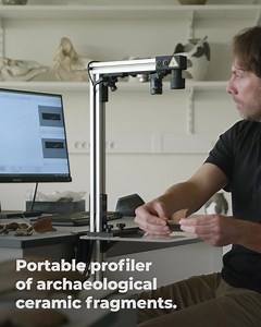 Take your archaeology research to the next level ⏫ The Laser Aided Profiler device employs the latest technology for high-quality, rapid, 3D digital documentation of ceramic fragments 👌 Let the Laser Aided Profiler work for you so you can fully concentrate on your research. 🔹 100 to 400 drawings per day 🔹 Streamlined software application optimized for pottery fragment drawings 🔹 Digitized data immediately available for database storage, publishing, or further analysis | Laser Aided Profiler