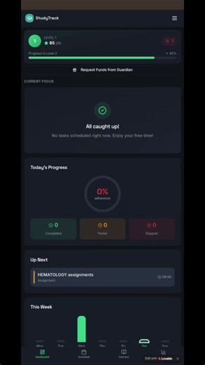 Study track, your app to manage your time on campus #StudyTrack #StudentLife #UniversityLife #StudySmart #fyp