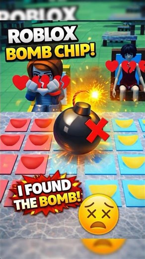I Found the Bomb 💣 | Roblox Bomb Chip Game 😱 #shorts