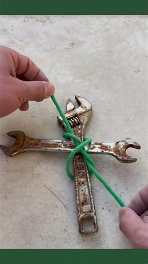 Strong and neat cross object binding method you should know #lifehacks #DIYprojects #knotskills