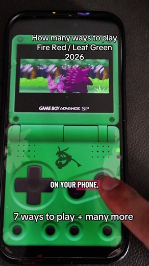 Many ways to play #emulation #retrogaming #pokemon #firered