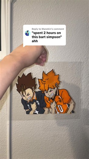 Haikyuu Characters in Anime Glass Painting