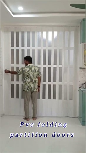 FOLDING PARTITION DOORS ! PVC BY FOLDING DOORS ! Hyderabad Bangalore and Chennai ! #shorts