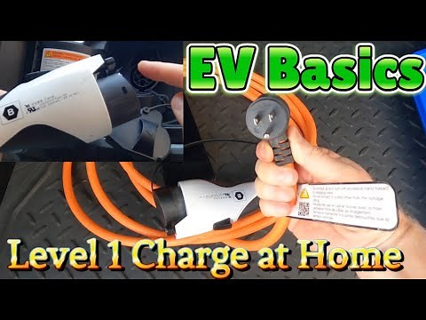 EV Basics - Level 1 Charging at Home