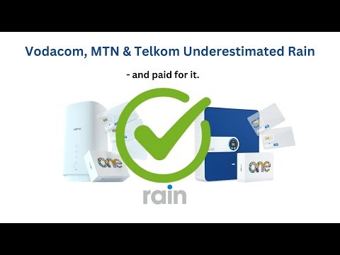 Vodacom, MTN & Telkom Underestimated Rain - and paid for it.