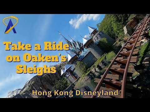 Wandering Oaken’s Sliding Sleighs POV at Hong Kong Disneyland