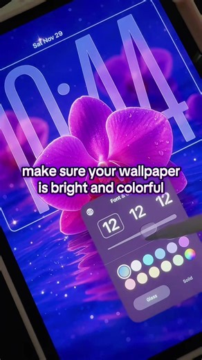 customizing my ipad into a flower theme 🌸✨   showing my gradient clock trick on iOS 26 lol I turned my iPad into a floral aesthetic theme with depth effect, bright wallpapers, color-matched app icons, and a super cute gradient clock. If you love iPad customization, aesthetic setups, iPad themes, iOS 26 tricks, or aesthetic wallpapers, this is for you 💗 Want this flower theme? 🌺 Comment “flower” and I’ll make a full pack. #ipad #ios26 #ipadpro #applepencil #ipadtips