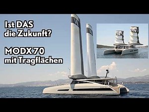 Is THAT the future?? Inflatable wings as sails - Catamaran MODX 70, the floating vision