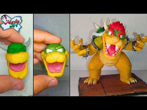 Como Hacer a BOWSER Super Mario Galaxy con Plastilina || MartinArt
