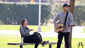 FREESTYLE SERENADING FRESNO STATE GIRLS!! 💘 | Angrypicnic