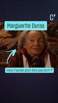 Marguerite Duras : "J'ai raté la musique"