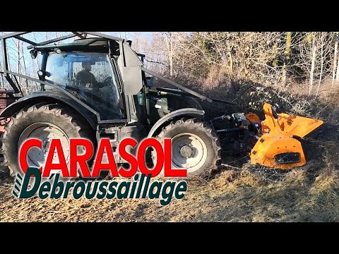 Broyage - débroussaillage avec le nouveau broyeur