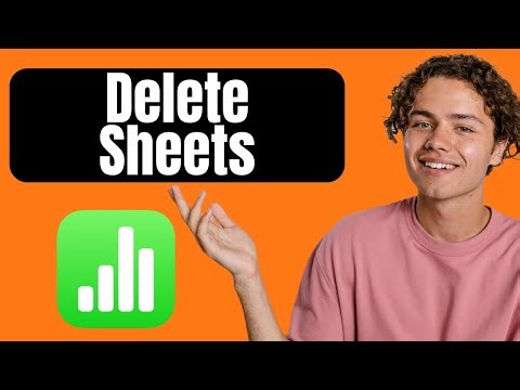 How to Delete a Sheet in Apple Numbers Spreadsheet
