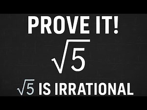 Prove that √5 (root 5)is an irrational number by method of contradiction