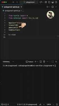 Build Python Graphics Like THIS Rainbow Spiral