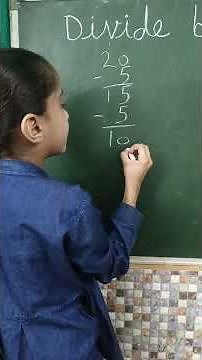 🧮 Repeated Subtraction Explained by Nyra✏️ | Easy Maths for Kids 👧📘#ytshorts #shorts