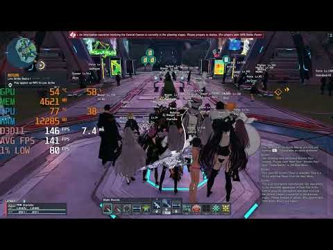 PSO2 New Genesis - Ryzen 7 7700 + RTX 5080 - 1080p, 1440p Max Settings Benchmark