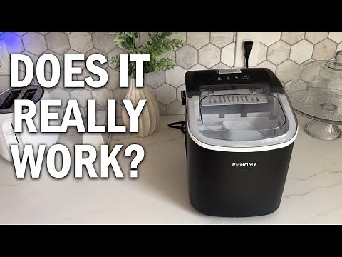 EUHOMY Countertop Ice Maker Machine Review - Does It Really Work?