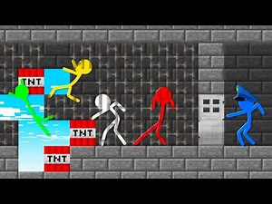 Stickman VS Minecraft: Prison Escape 2 - AVM Shorts Animation