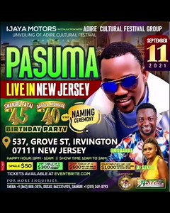 14 reactions | NEW JERSEY ARE YOU READY ? JOIN ME @iamdjsexyj LIVE AT THIS AMAZING EVENT  Let the countdown begin SEPT 11TH LOADING @officialpasuma live in #pasuma #officialpasuma #iamdjsexyj #tojonsrecords #tojonsrecordsfamily #tojonsfamily Reposted from @iamdjsexyj | Olamideonistory | Facebook