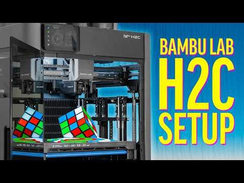 Unboxing And Setting Up Your Bambu Lab H2C