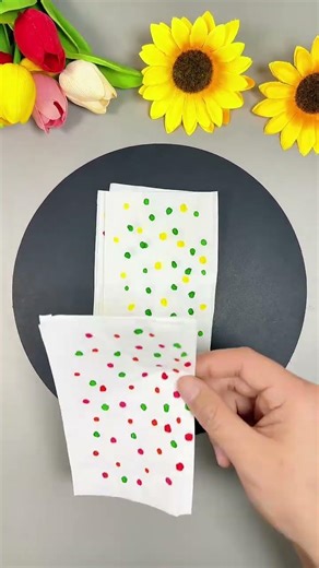 Make beautiful butterflies with tissue paper #Handmade DIY #Parent-Child Craft #Kindergarten Craft