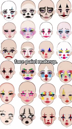 Creative Face Painting Makeup Ideas for Art Enthusiasts