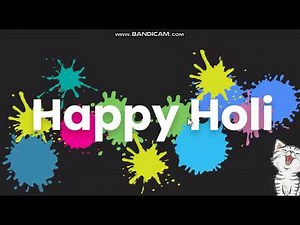 Happy Holi | Animation Effects using Html CSS & Javascript