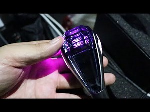 Toyota Crystal Shift Knob LED Light Illuminated Shifter Installation