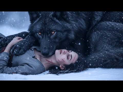 She Was Left to Die in the Snow After Rejection—A Legendary Black Wolf Appeared to Protect Her