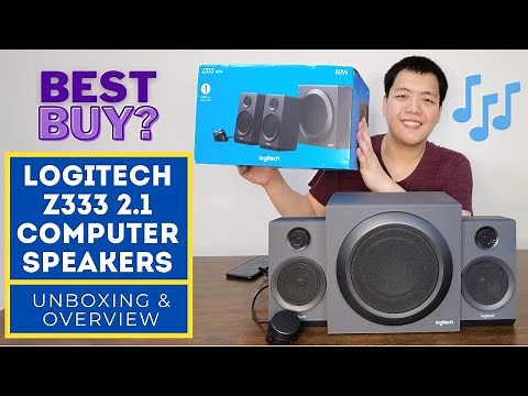 Best Budget Computer Speakers! Logitech Z333 2.1 Speakers - Unboxing and Overview!