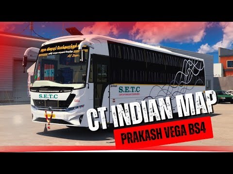 Ultra Realistic CT INDIAN MAP Drive 😍 | SETC BS4 AC Sleeper | Viluppuram to Coimbatore | Ets2