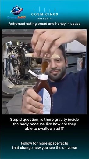 How Do Astronauts Swallow Food Without Gravity? 😳🚀