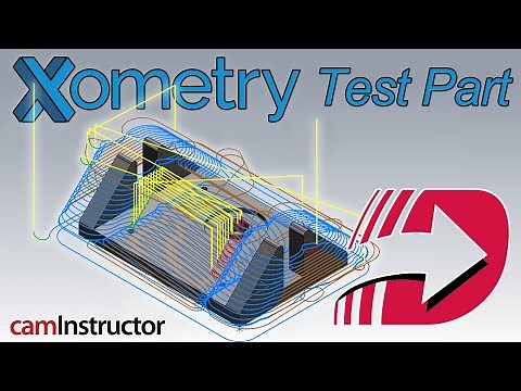 Mastercam OptiRough using Stock aka OptiRest | Xometry Mill Test Part - Video 4