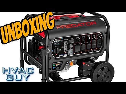 Predator 13,000 Tri-Fuel Generator Unboxing! #hvacguy #generator